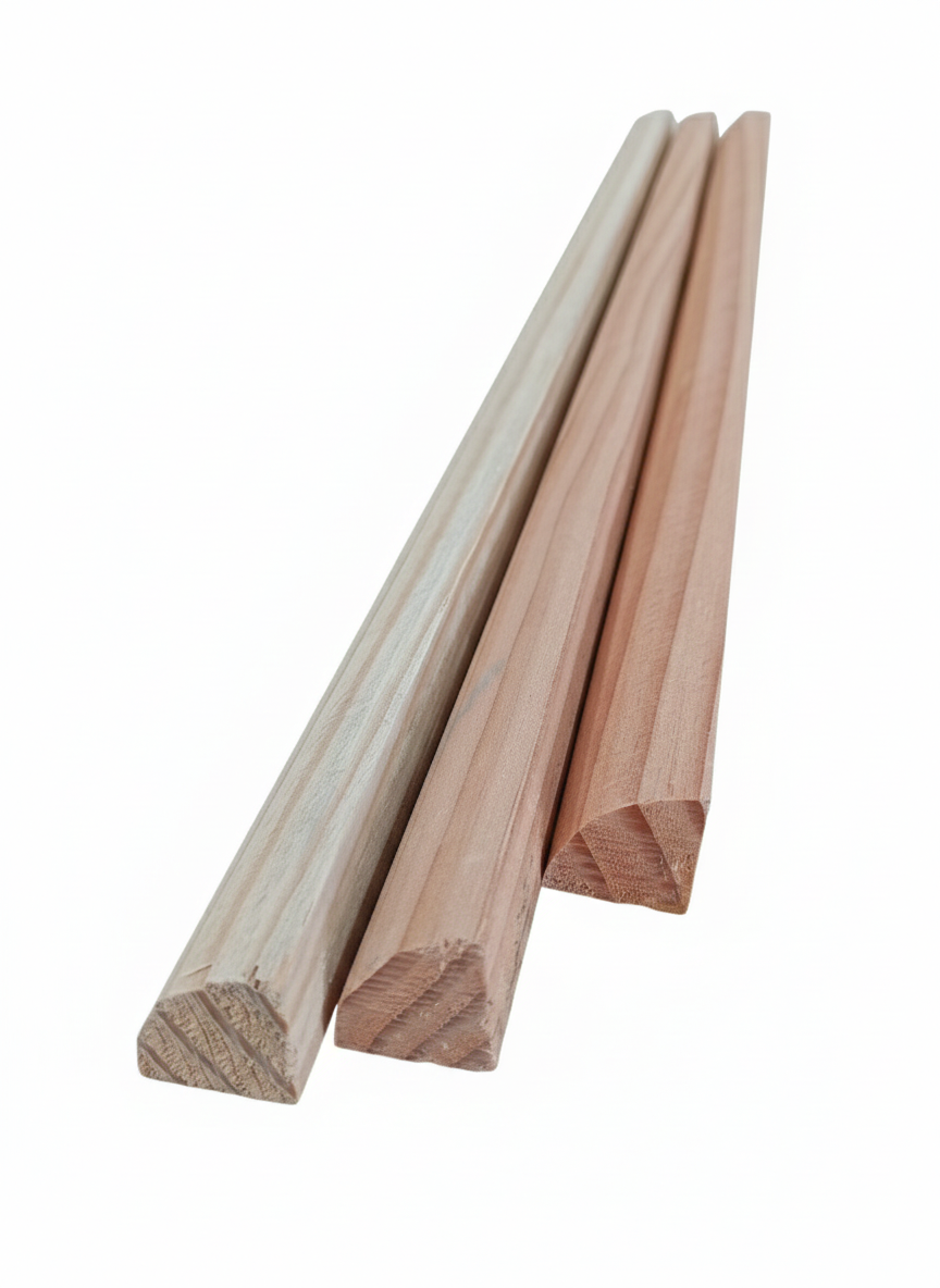 1/4 Rodón Pino Oregón 20x20x3.000mm