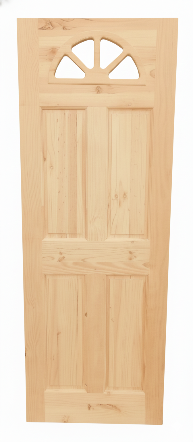 Puerta Turquesa Pino Radiata