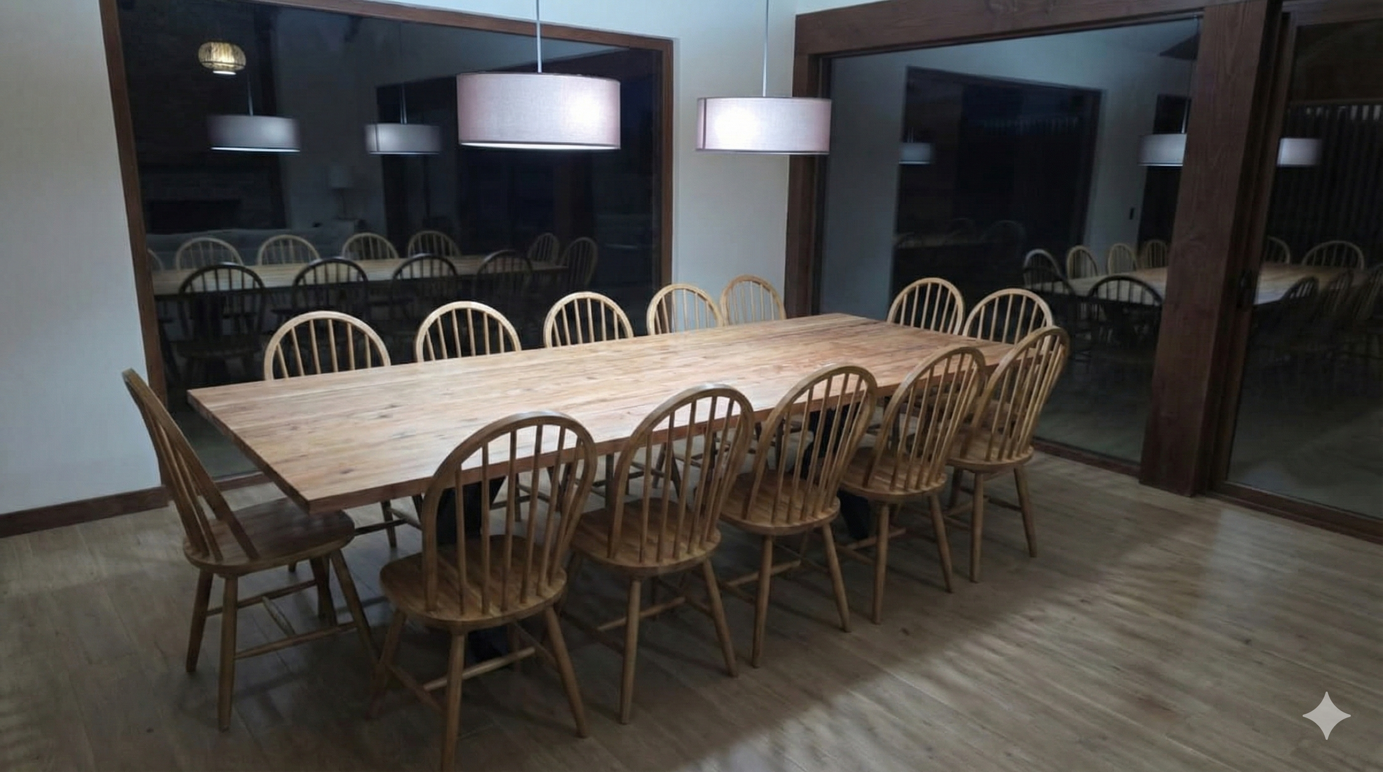 Molduras y rodapiés de pino radiata pintados